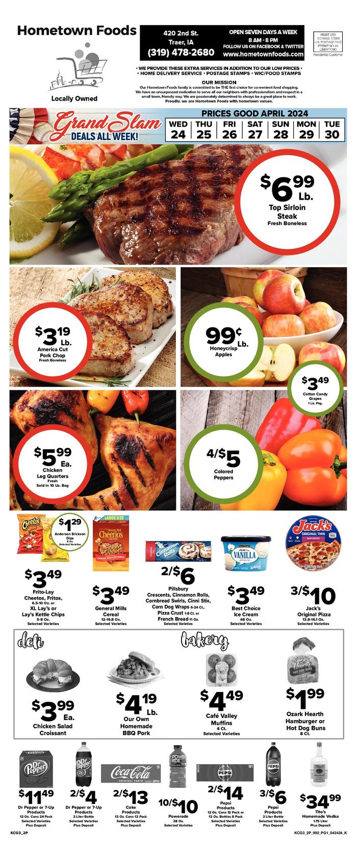 Hometown Foods - Traer | Ad Specials